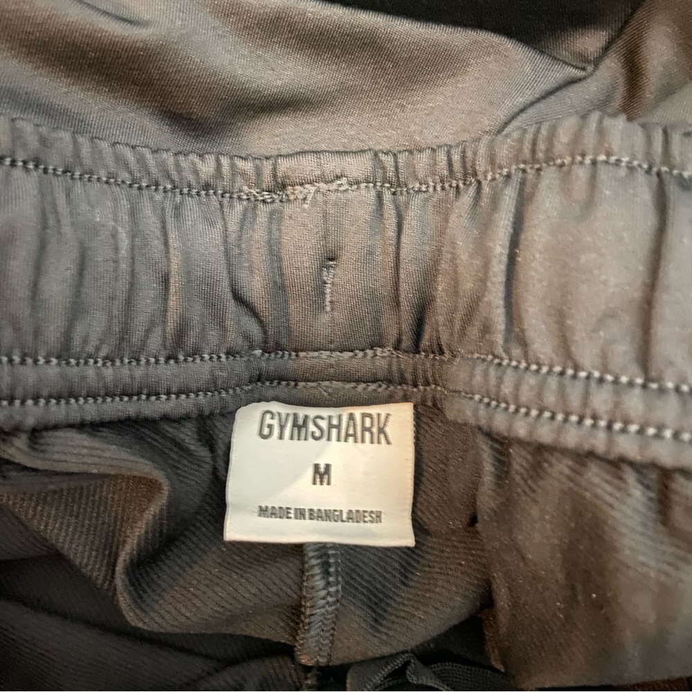 NWOT GYMSHARK Sport Stripe Joggers - Black - Men's Medium - Picture 5 of 6